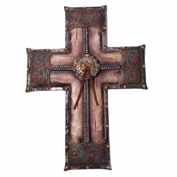 Southwestern Style Cross Decor Trinket Box - Picture 5 of 9